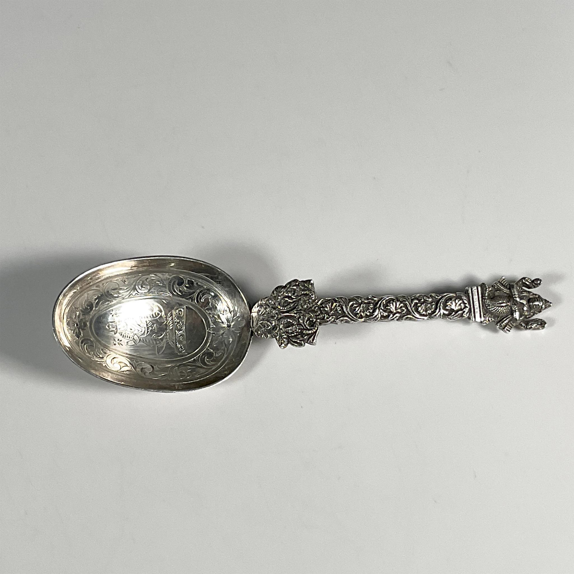 South East Asian Hallmarked Silver Spoon