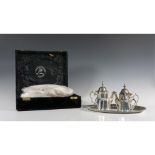 International Silver Co. Silverplated Miniature Tea Set