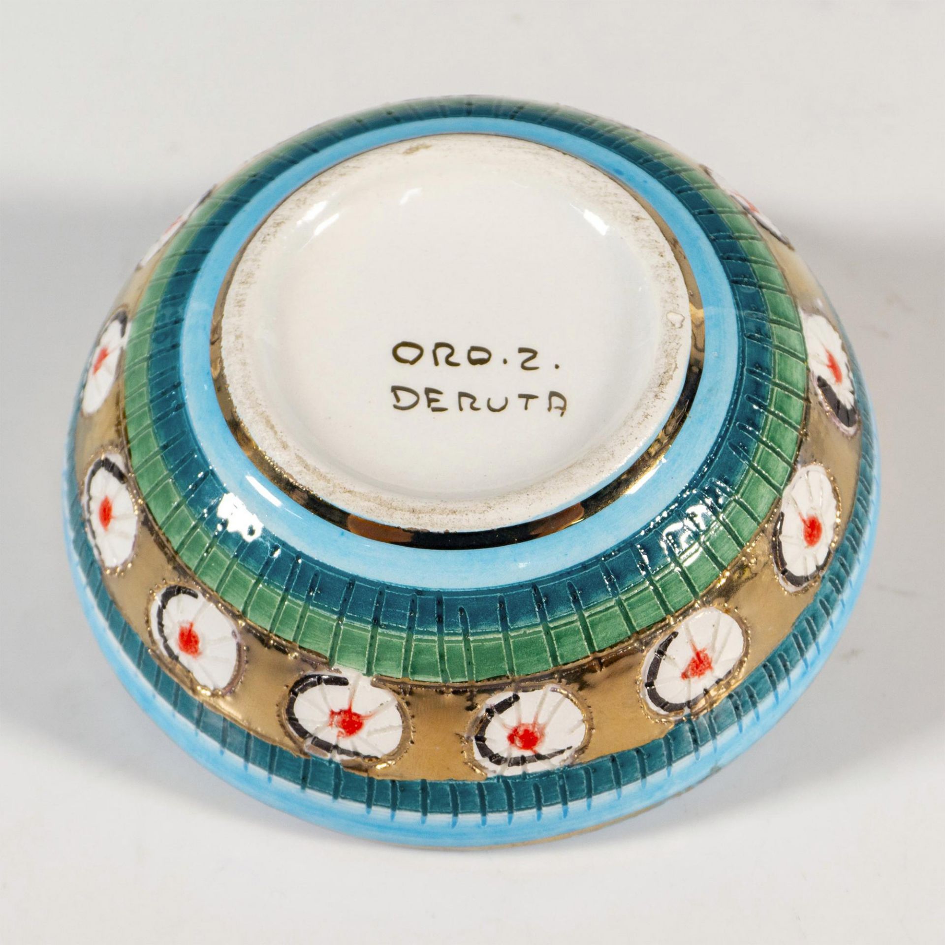Vintage Deruta Italian Ceramic Box - Image 3 of 4