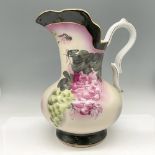 Nippon Porcelain Hand Painted Water Pitcher-Vase