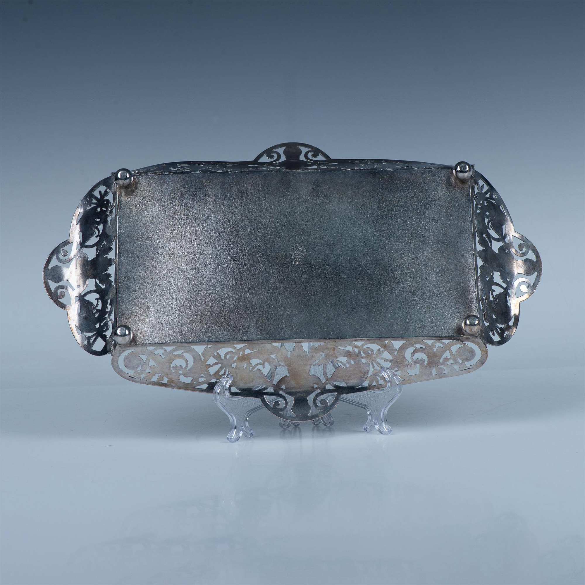 James W. Tufts Silver Plate Bread Tray - Image 3 of 5