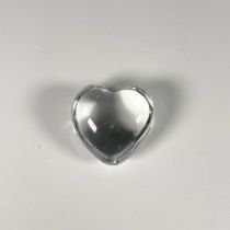 Baccarat Crystal Heart Paperweight