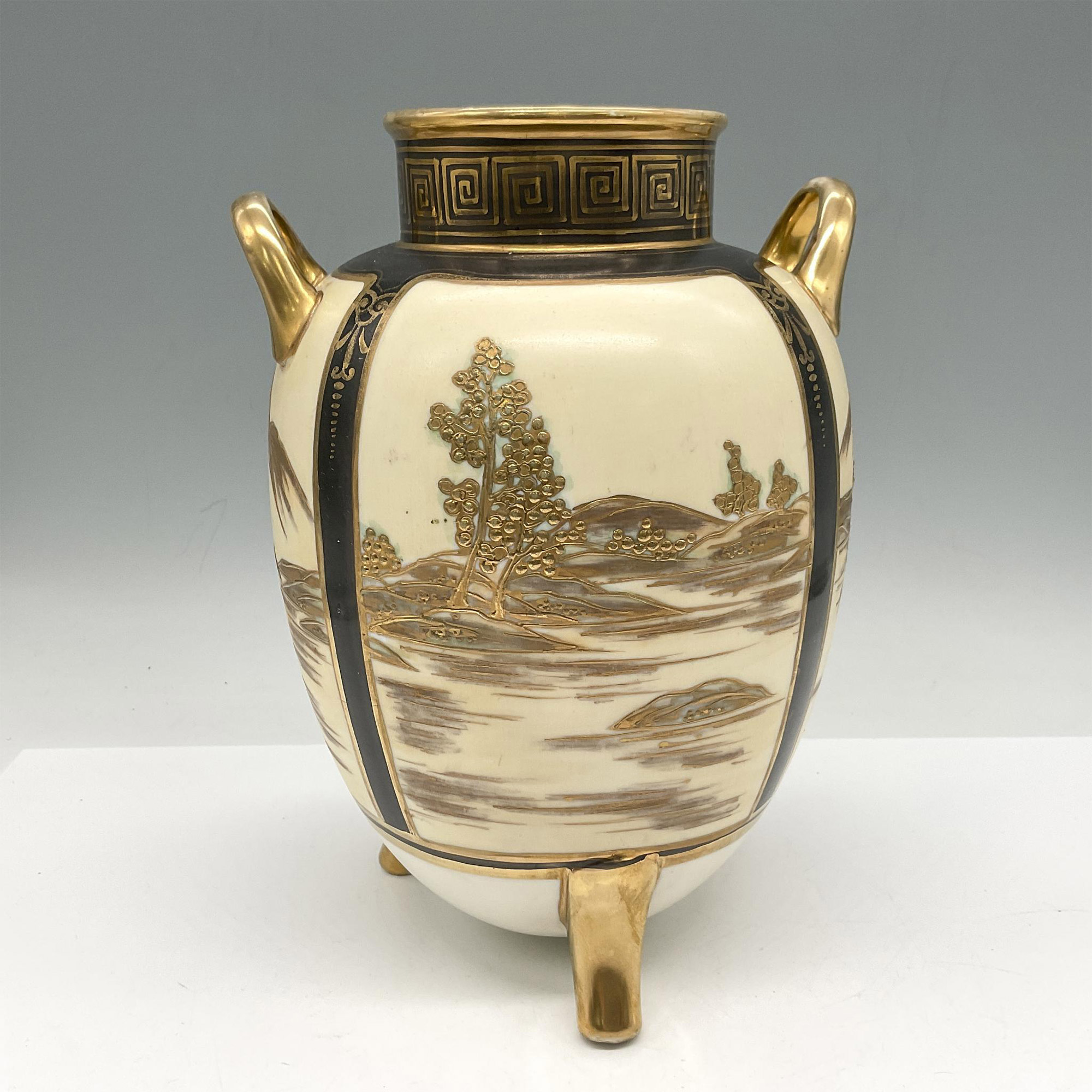 Nippon Porcelain Satsuma Gilt Vase - Image 2 of 4