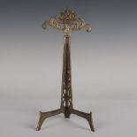 Original Made in Israel Polychrome Cast Iron Easel/Stand