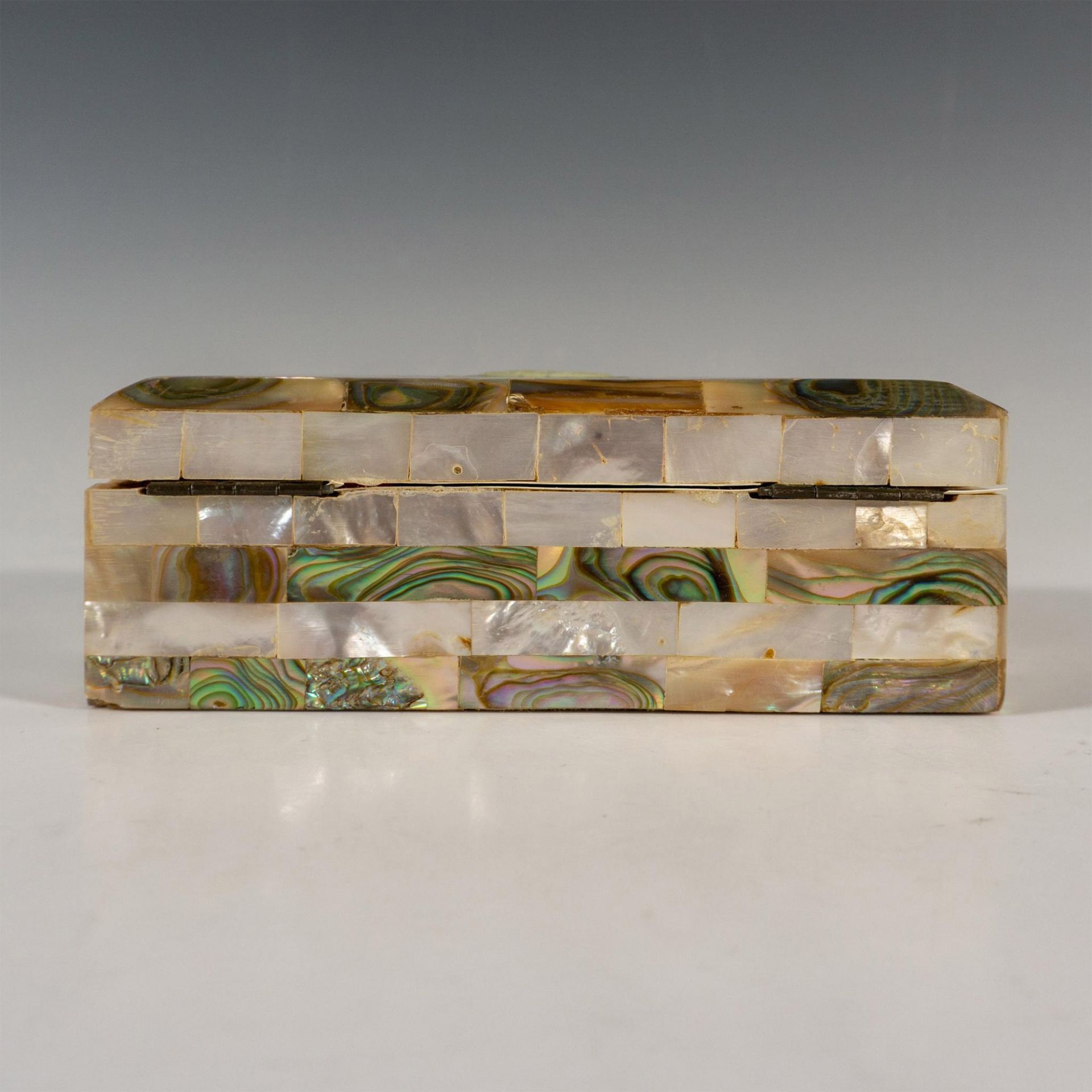Vintage Mother of Pearl Judaica Jewelry Box - Image 3 of 5
