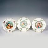 3pc Royal Doulton Porcelain Christmas Plates