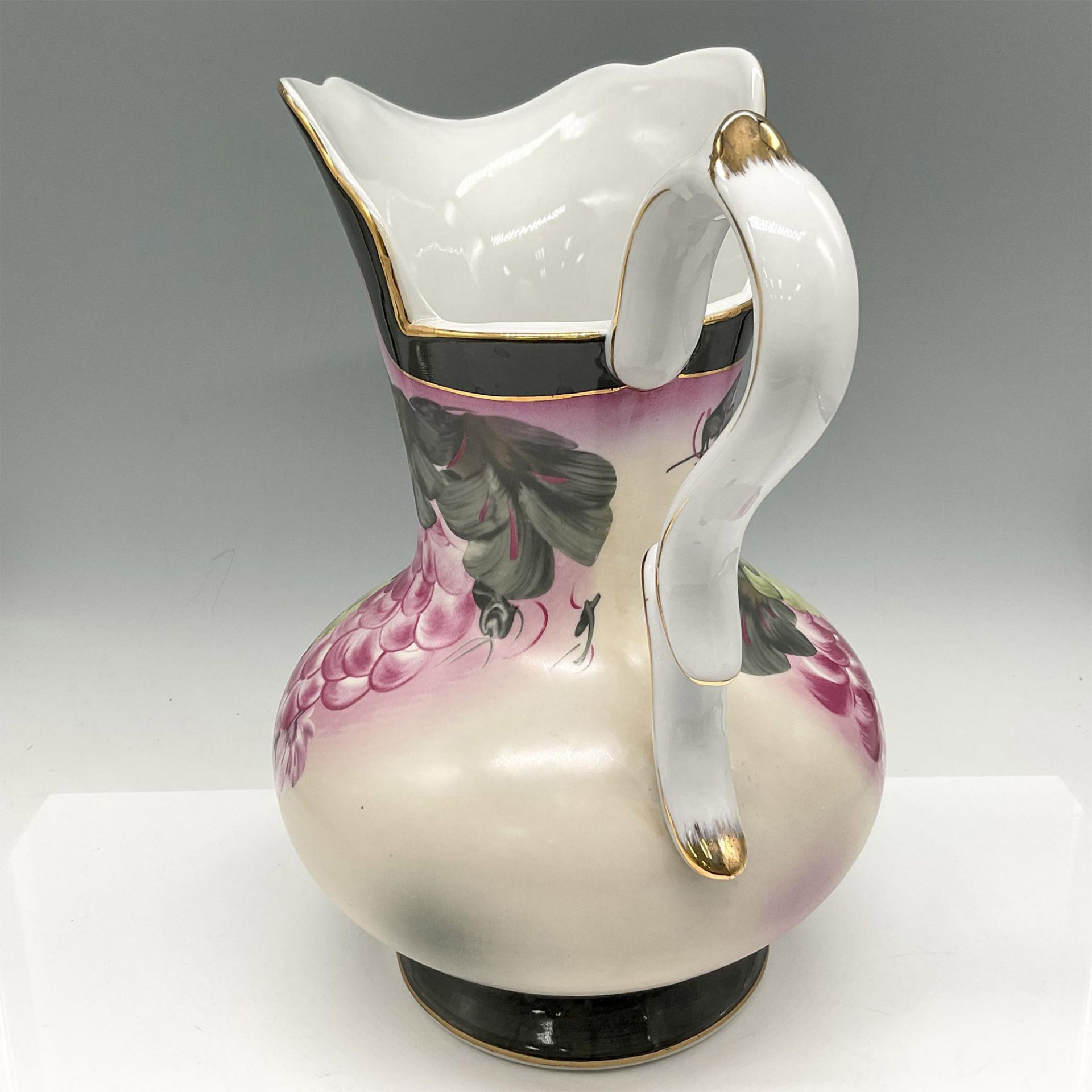 Nippon Porcelain Hand Painted Water Pitcher-Vase - Bild 3 aus 4