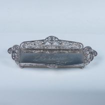 James W. Tufts Silver Plate Bread Tray