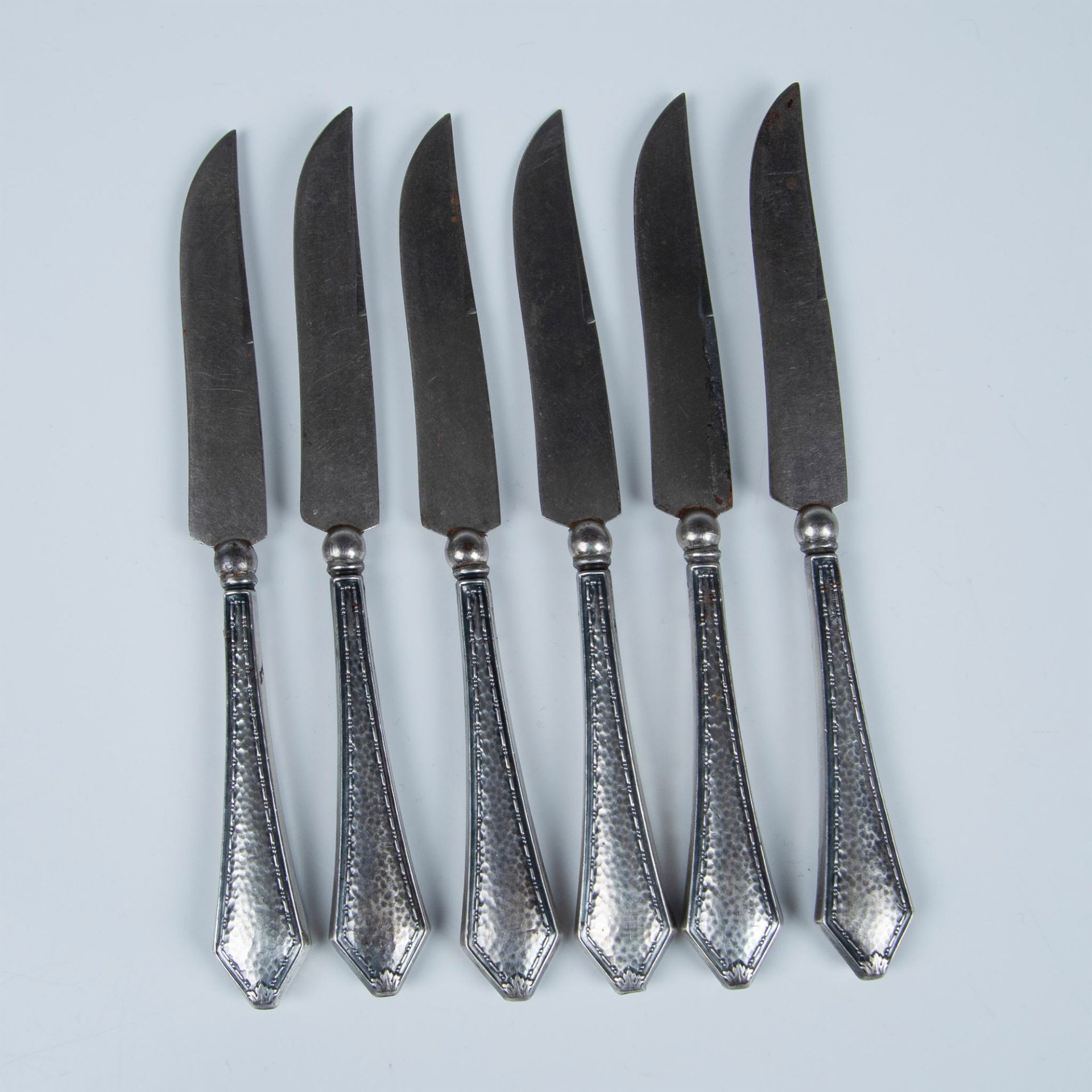 6pc Webster Sterling Silver Individual Fish Knife