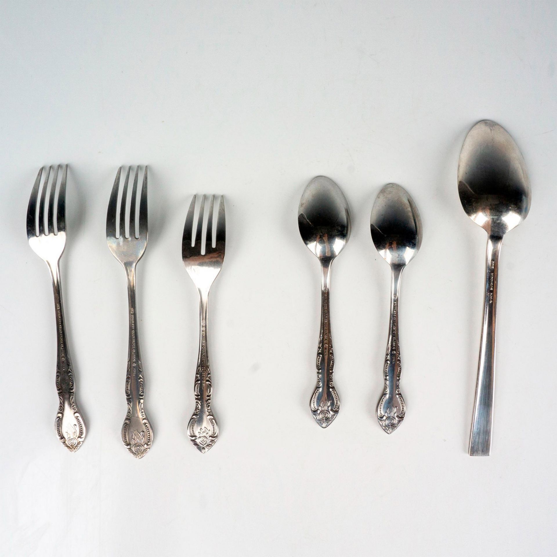6pc Stainless Steel Flatware - Image 2 of 2