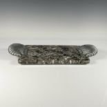 Gray Marble and Pewter Cheese Charcutier Board
