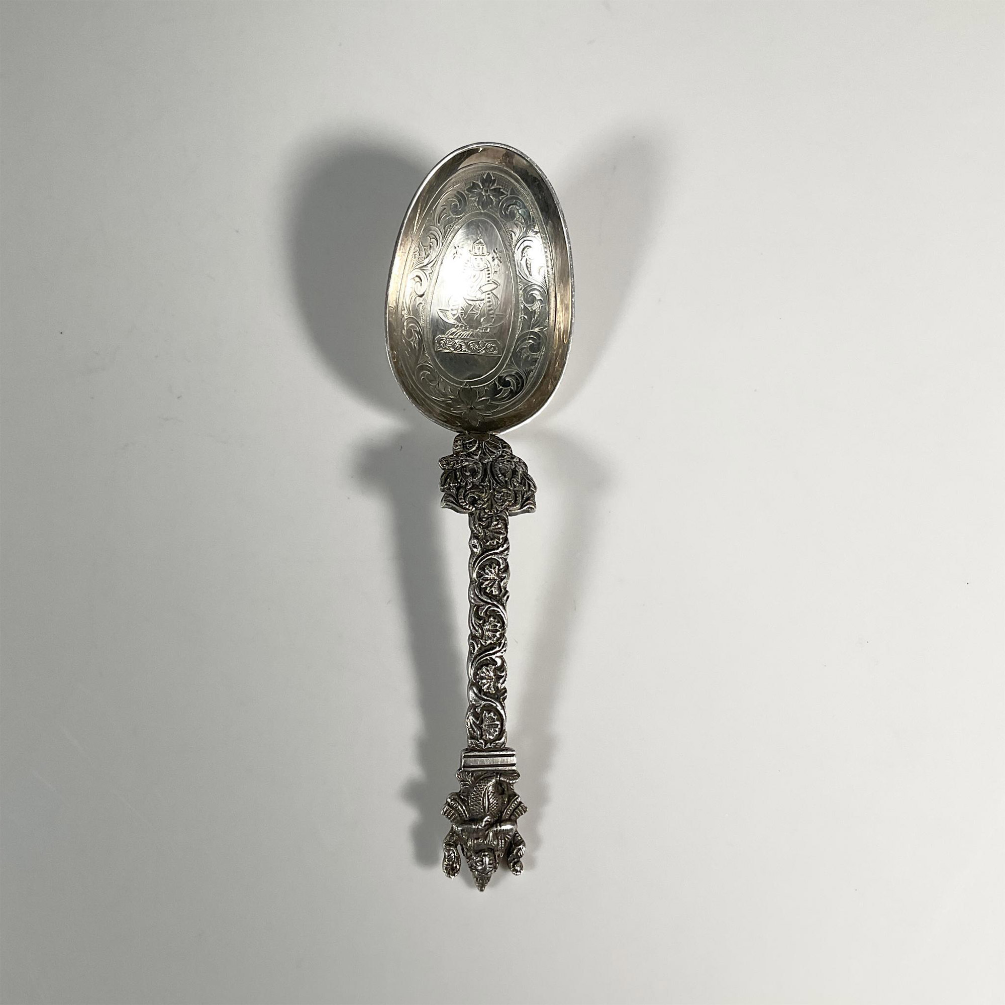 South East Asian Hallmarked Silver Spoon - Image 3 of 3