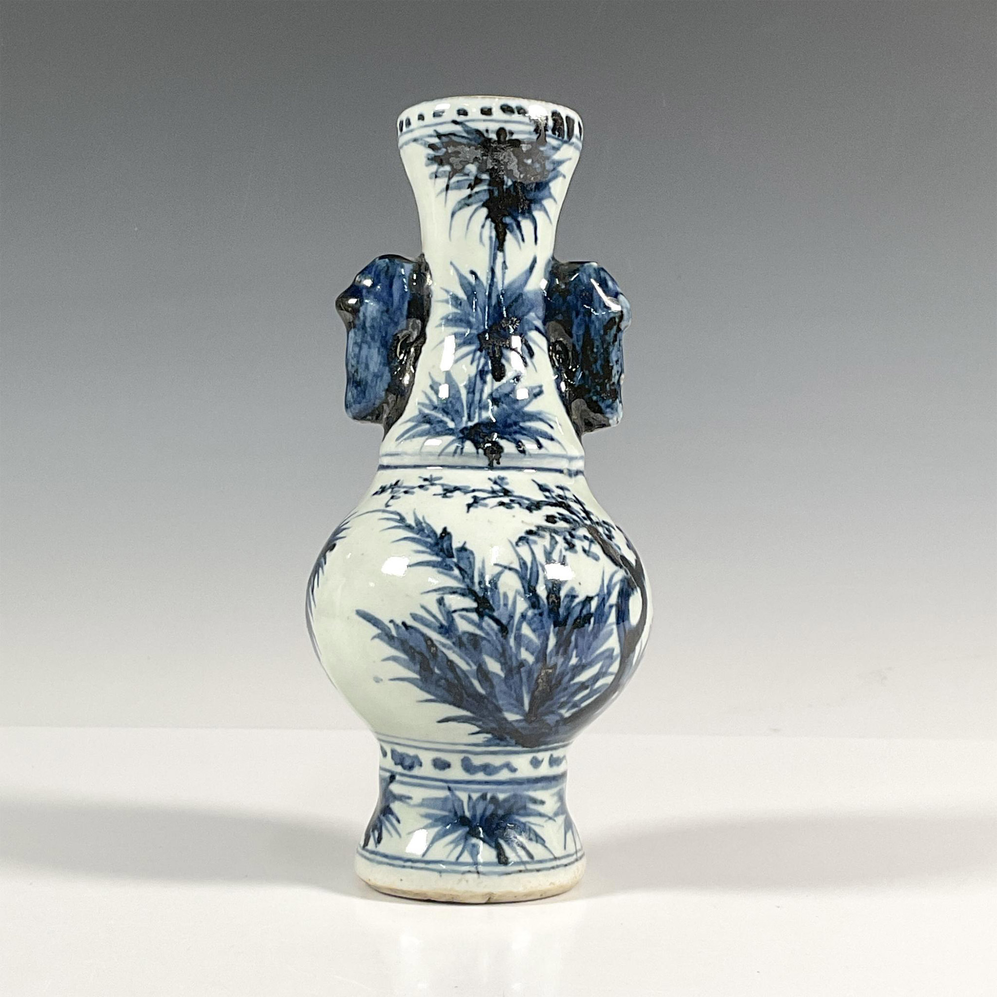 Chinese Porcelain Blue and White Vase - Bild 2 aus 3