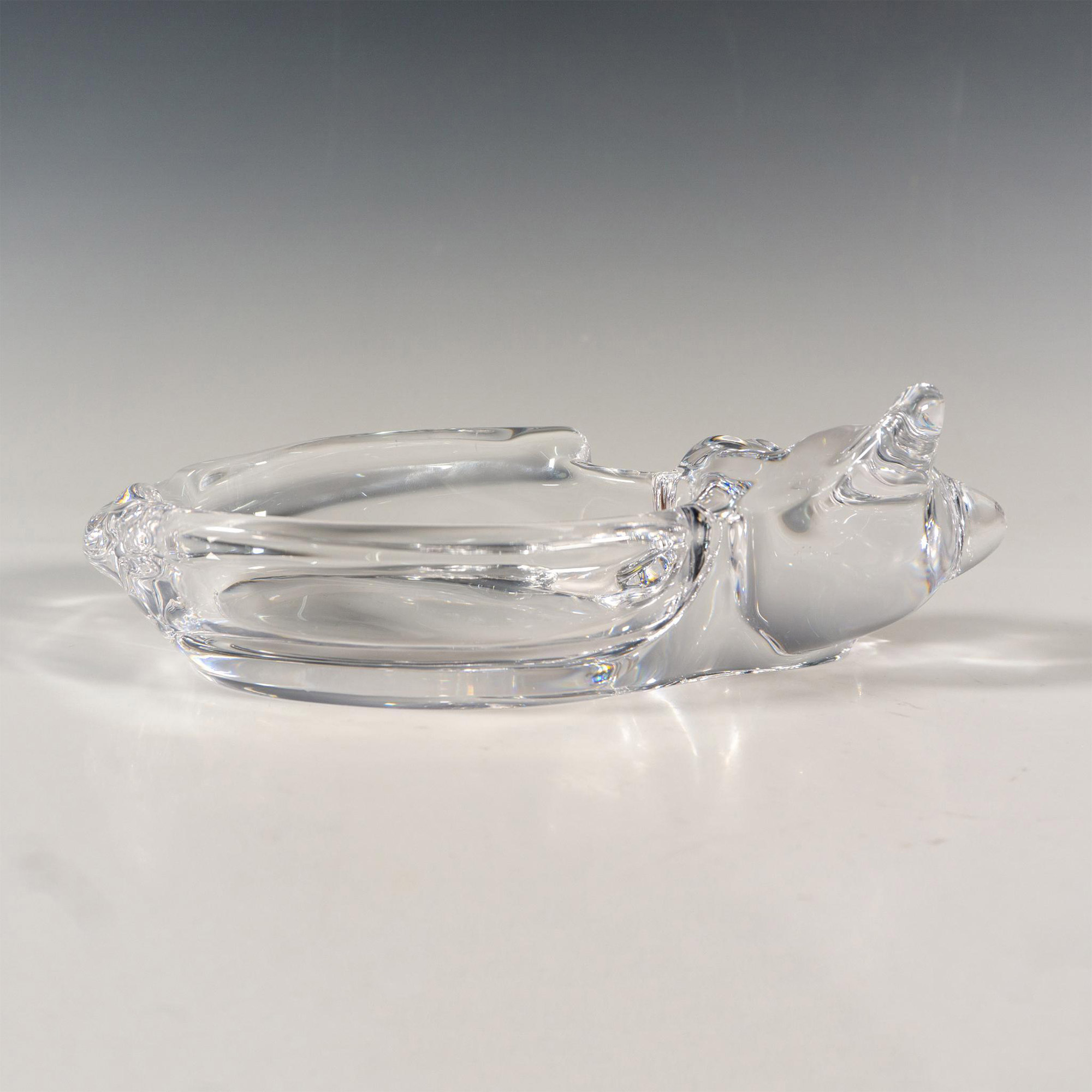 Sevres French Crystal Cat Bowl - Image 2 of 3