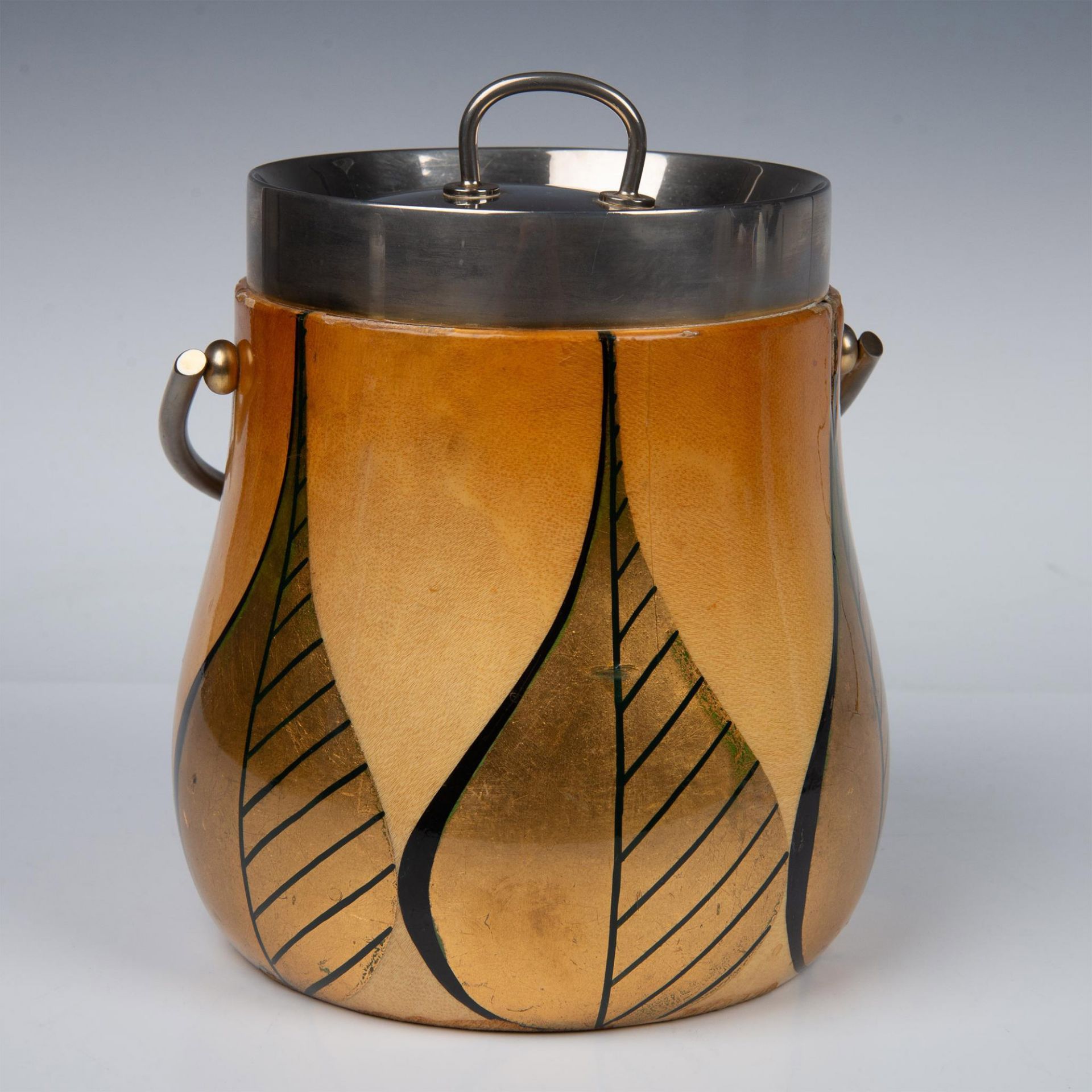 Aldo Tura Goat Skin Ice Bucket - Bild 3 aus 5