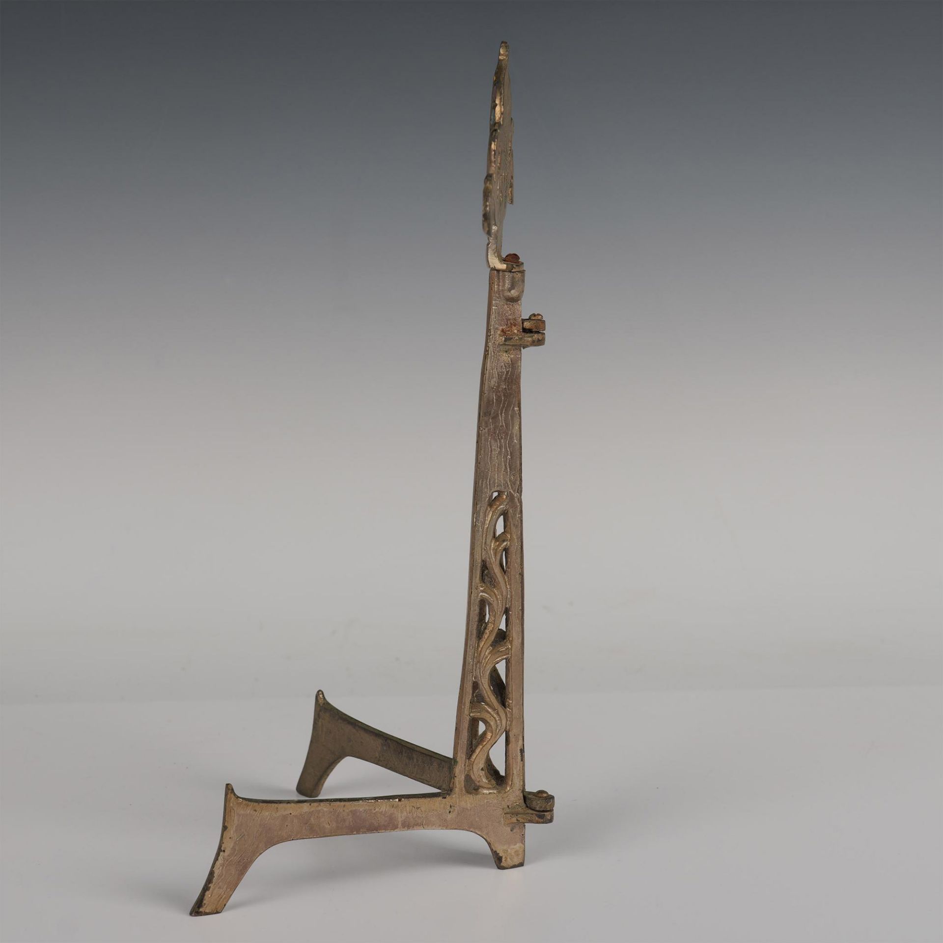 Original Made in Israel Polychrome Cast Iron Easel/Stand - Image 3 of 5