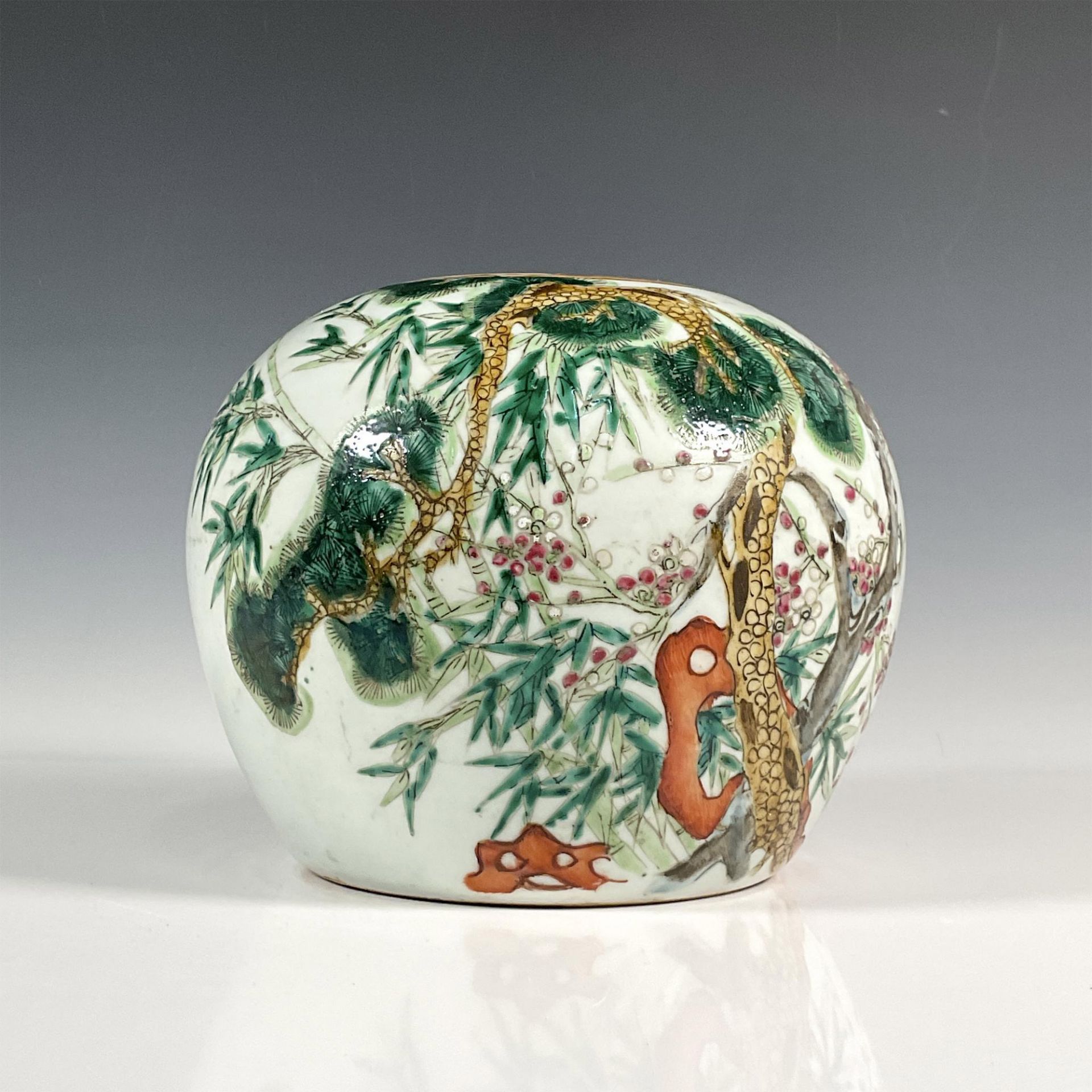 Antique Chinese Porcelain Ginger Pot - Image 3 of 4