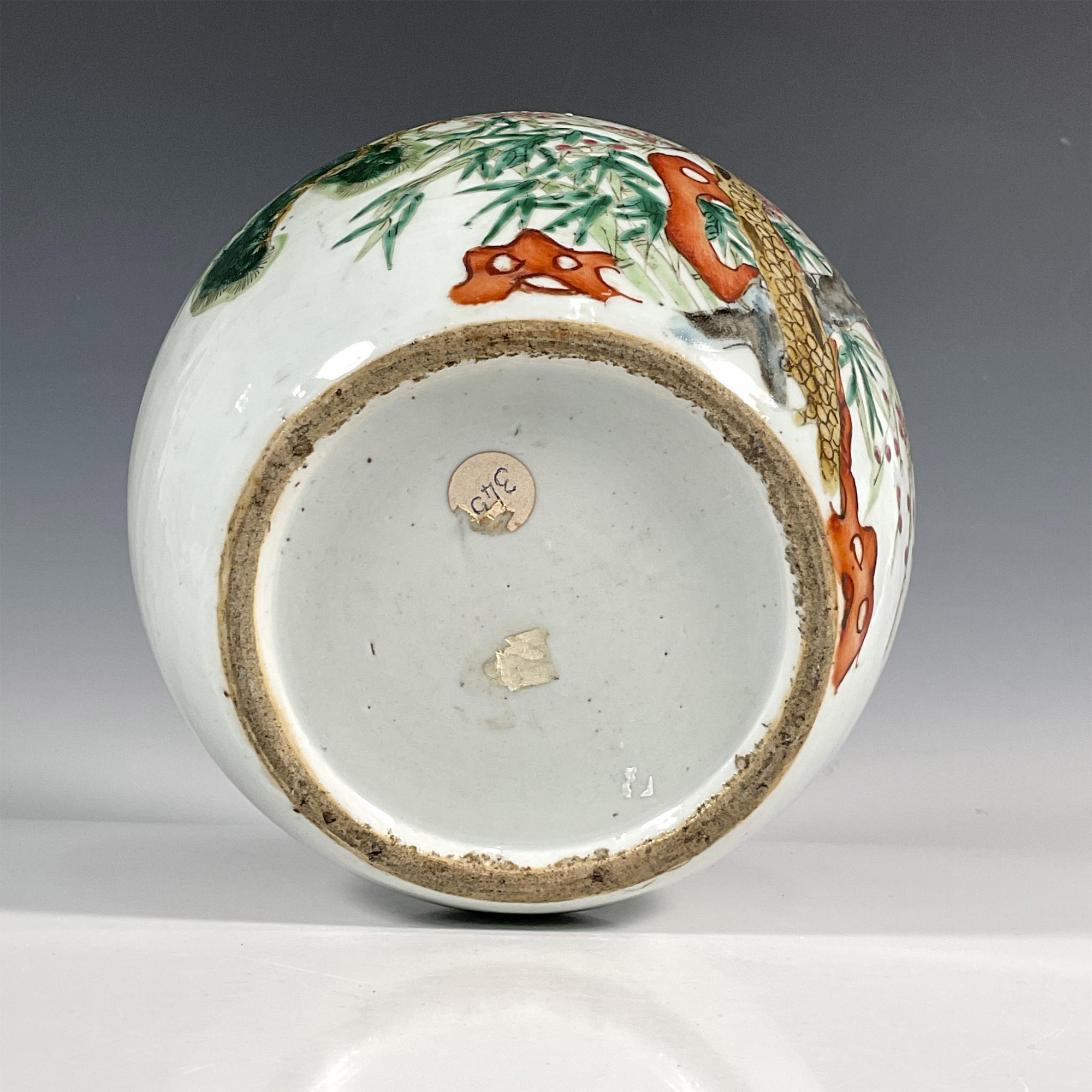 Antique Chinese Porcelain Ginger Pot - Image 4 of 4