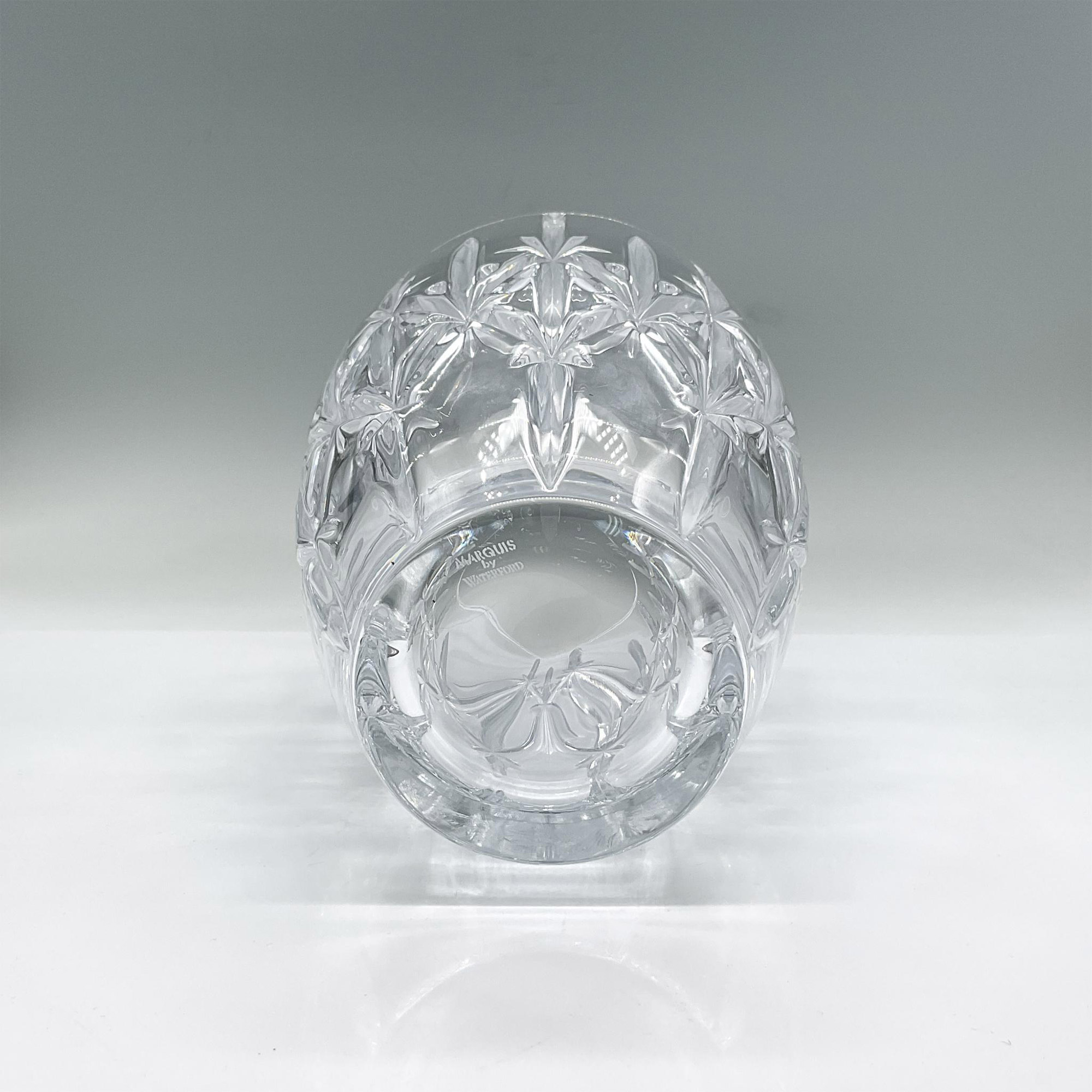 Waterford Marquis Crystal Vase, Sparkle Pattern - Image 3 of 3