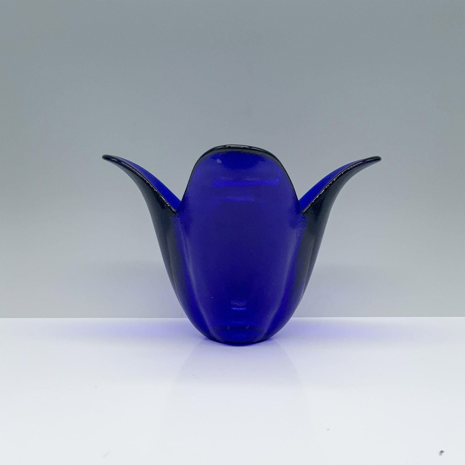 Cobalt Blue Flower Shaped Bowl - Bild 2 aus 3