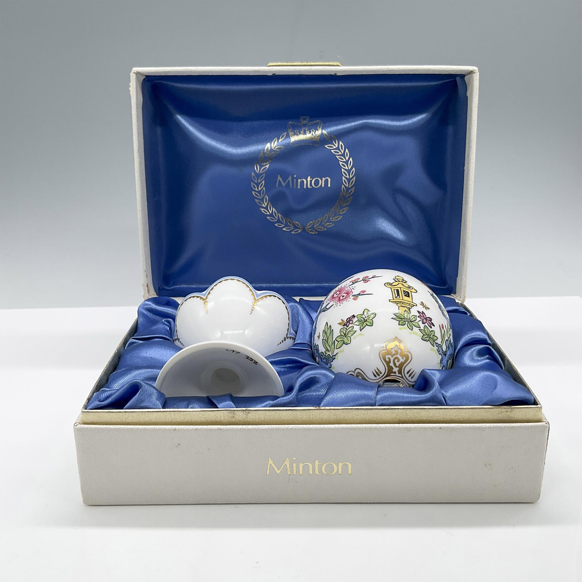 Minton Decorative Egg & Holder, Emperor's Garden - Bild 3 aus 4