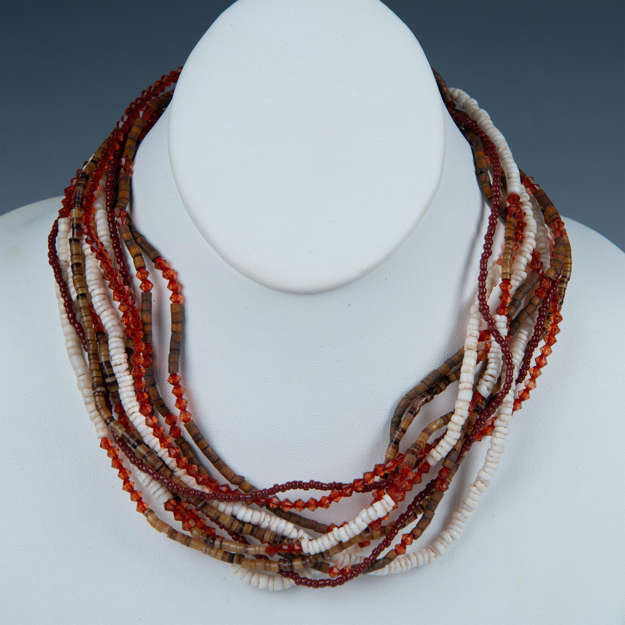 Unique Multistrand Bead Necklace