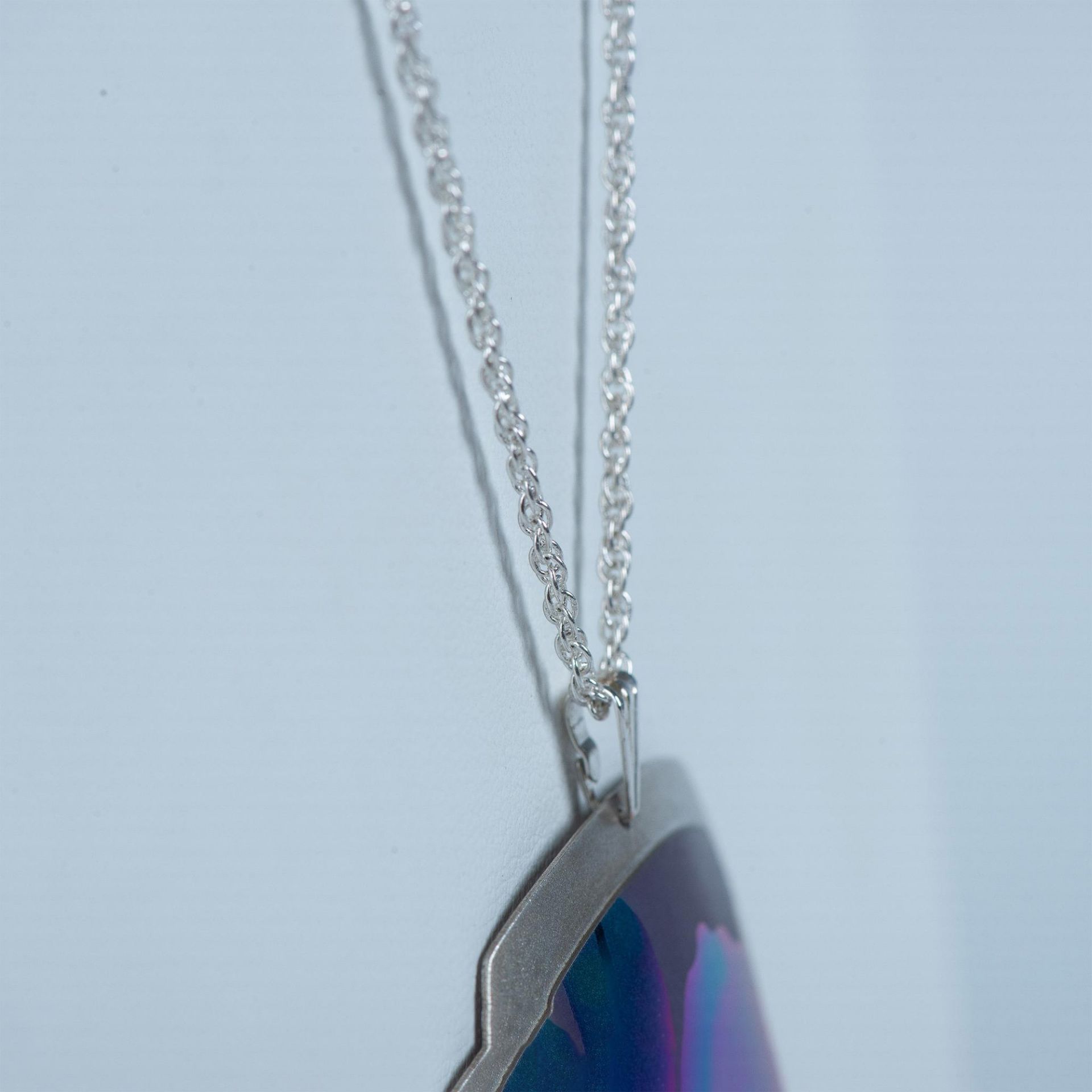 Holly Yashi Sterling Silver & Niobium Flower Necklace - Bild 3 aus 7