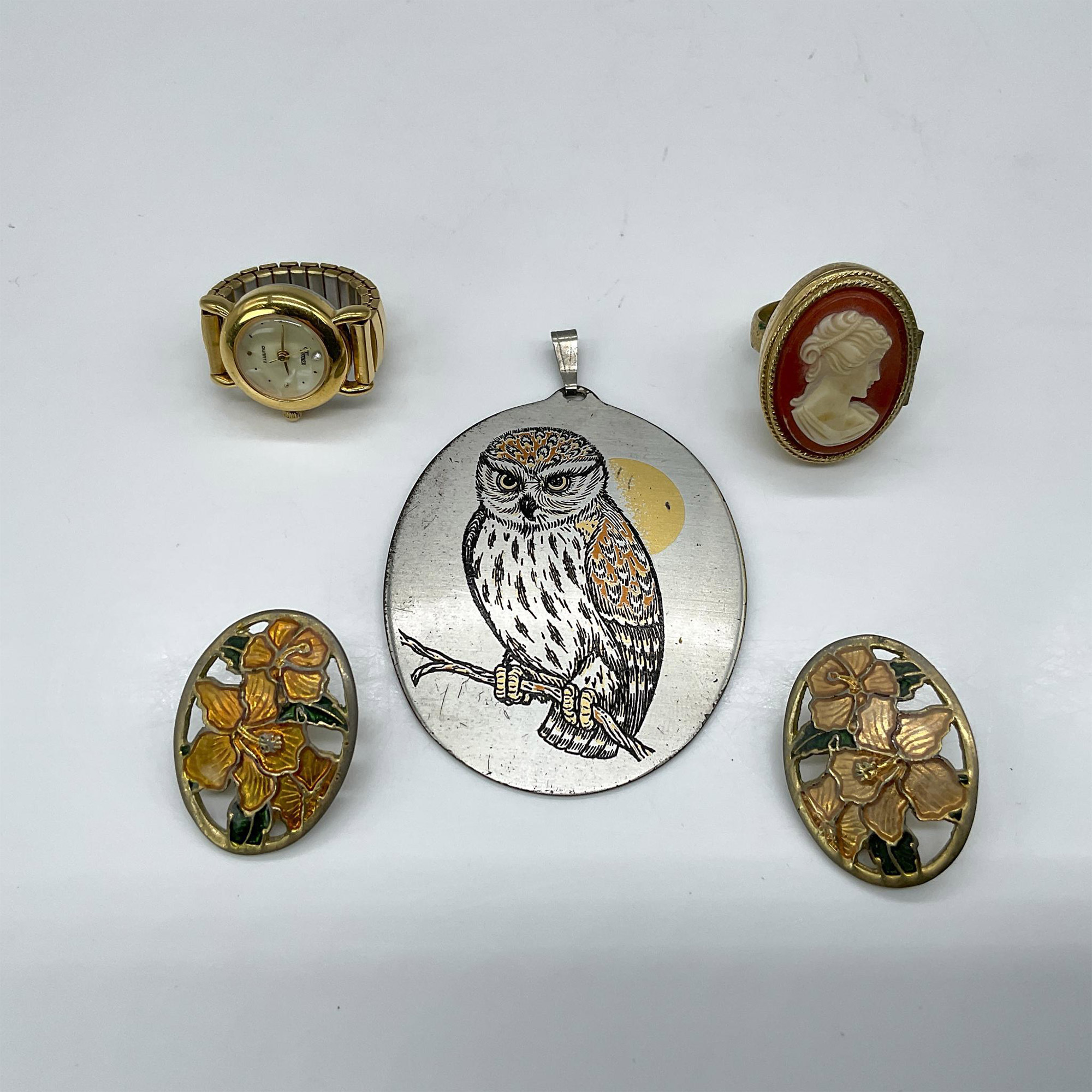 5pc Vintage Jewelry Grouping - Image 2 of 4