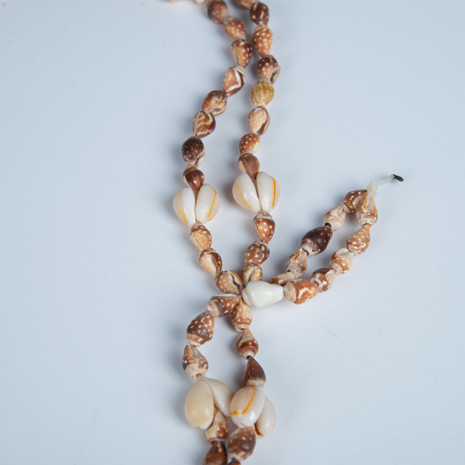 Extra Long Double Strand Seashell Tassel Necklace - Bild 3 aus 4