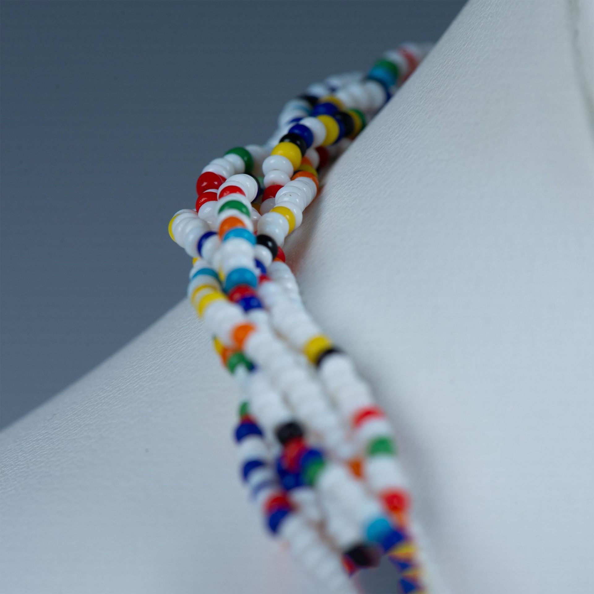 Native American Colorful Handmade Beaded Tassel Necklace - Bild 2 aus 4