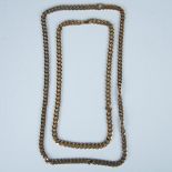 2pc Heavy Gold Metal Necklace Chains