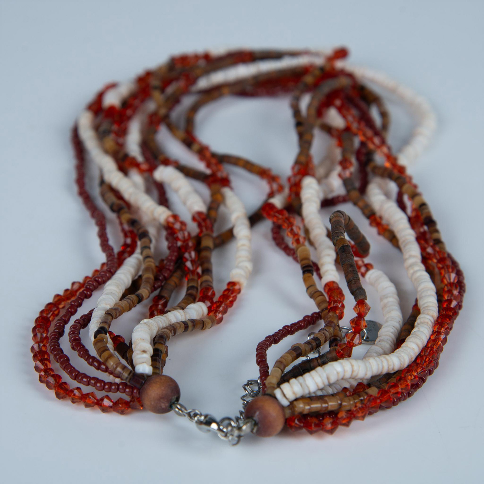 Unique Multistrand Bead Necklace - Image 3 of 3