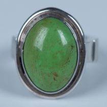 Jay King Native American Sterling Silver & Gaspeite Ring