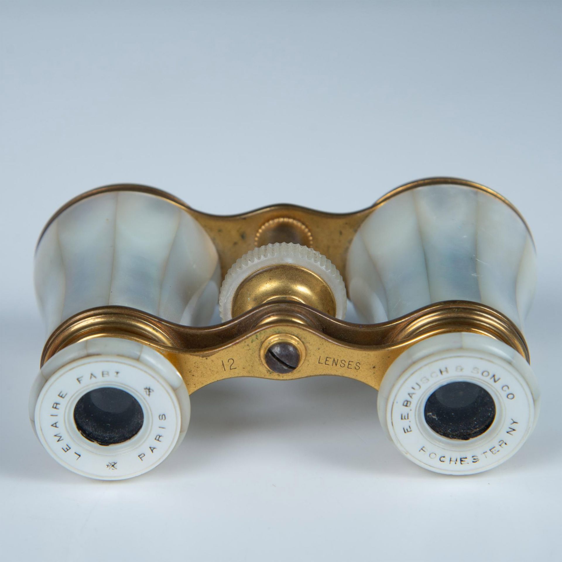 Lemaire and E.E. Bausch & Son Mother of Pearl Opera Glasses - Image 3 of 5