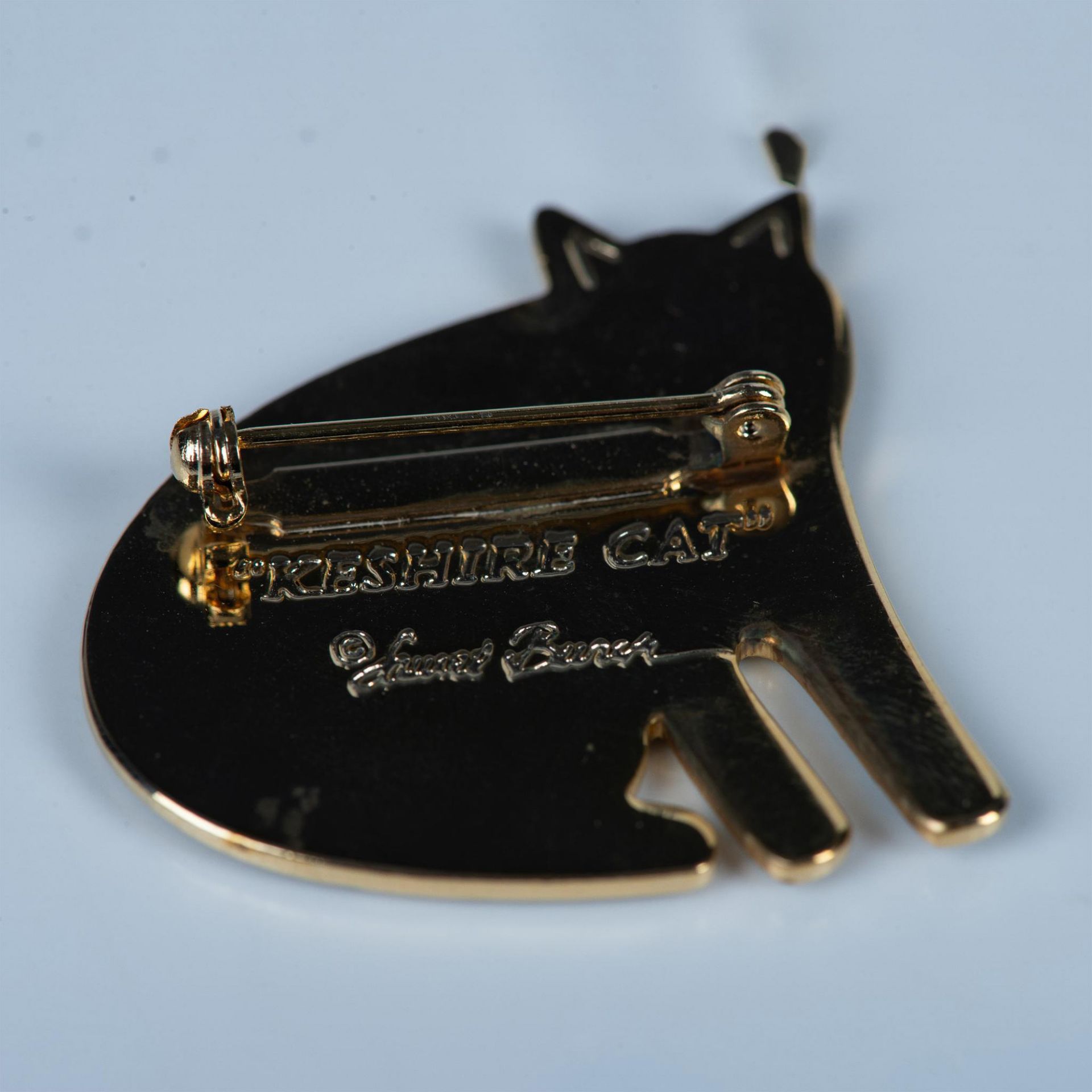 2pc Set Laurel Burch Keshire Cat Pin & Clip-On Earrings - Image 4 of 6