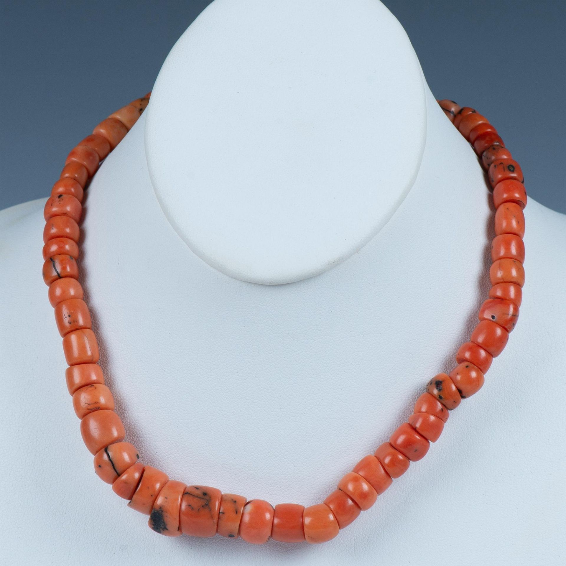 3pc Pretty Coral Bead Necklaces - Bild 2 aus 4