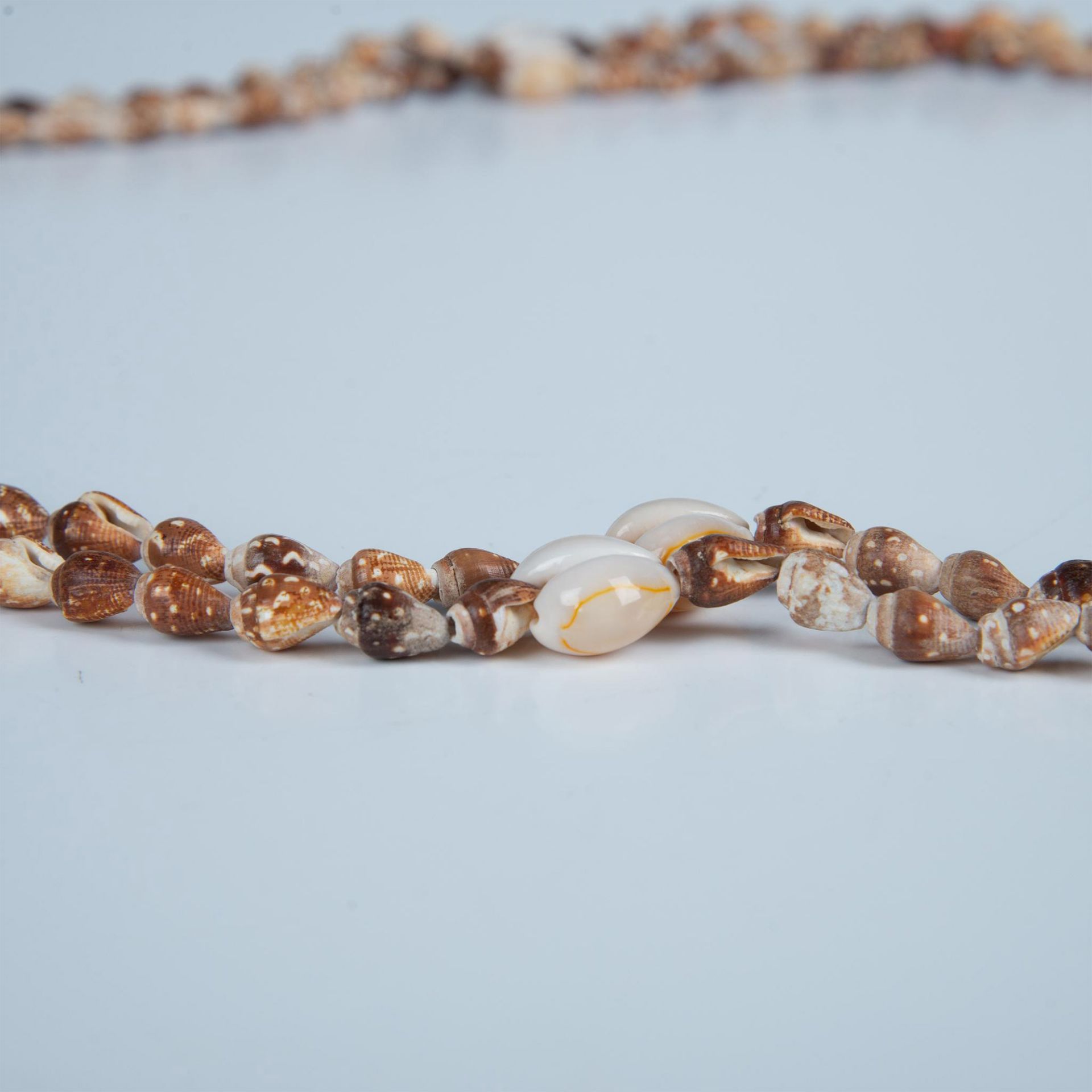 Extra Long Double Strand Seashell Tassel Necklace - Bild 4 aus 4