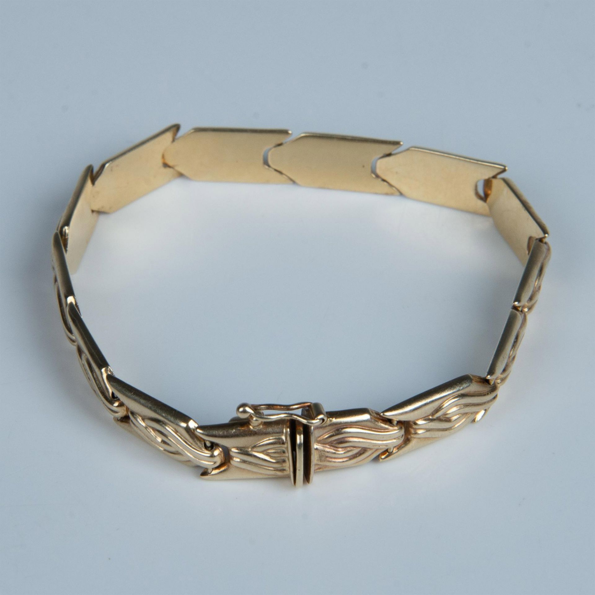Vintage Italian 14K Yellow Gold Bracelet - Image 2 of 3