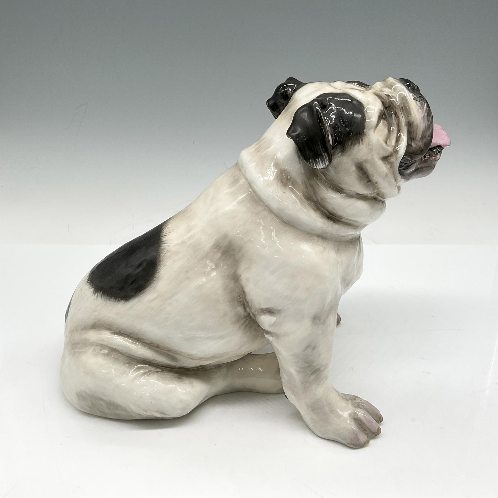 UKI Ceramics Ltd. Bone China Figurine, Bulldog Black & White - Image 4 of 5