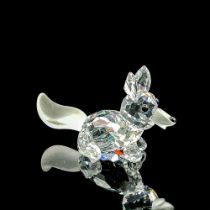 Swarovski Silver Crystal Figurine, Fox, Mini