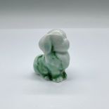 Doulton Chinese Jade Figurine, Pekinese Puppy Seated HN832