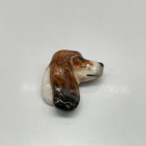 Royal Doulton Dog Head Brooch, Cocker Spaniel