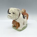 Kevin Francis Figural Toby Jug, The British Bulldog, White