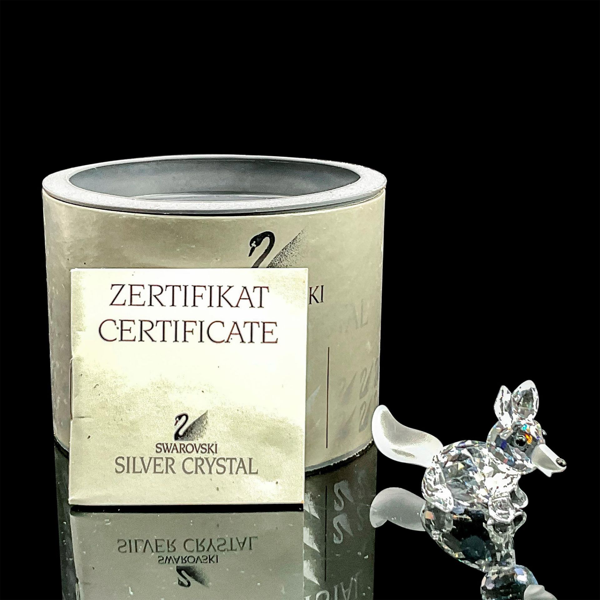 Swarovski Silver Crystal Figurine, Fox, Mini - Bild 5 aus 5