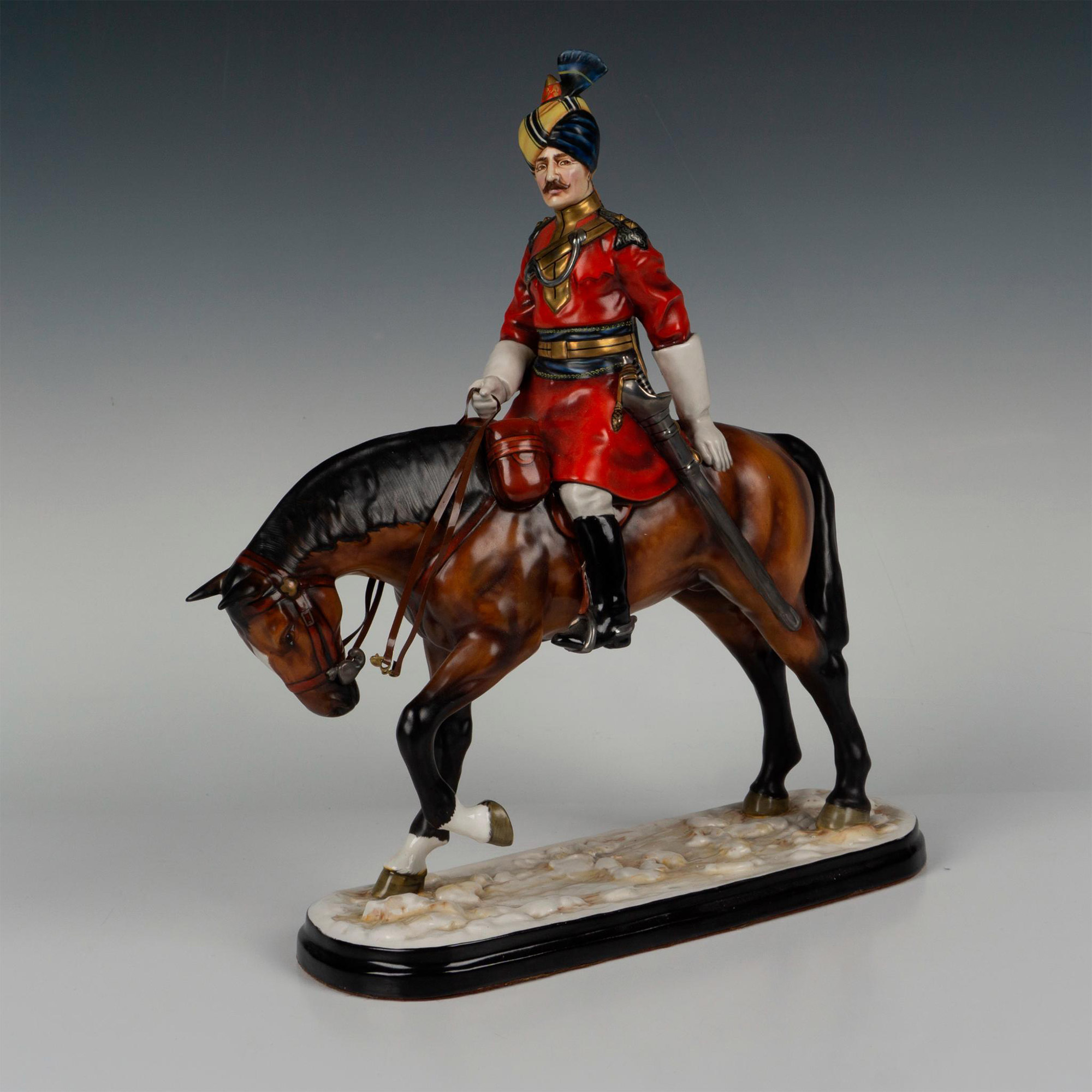 Michael Sutty Porcelain Sculpture, 18th Bengal Lancers