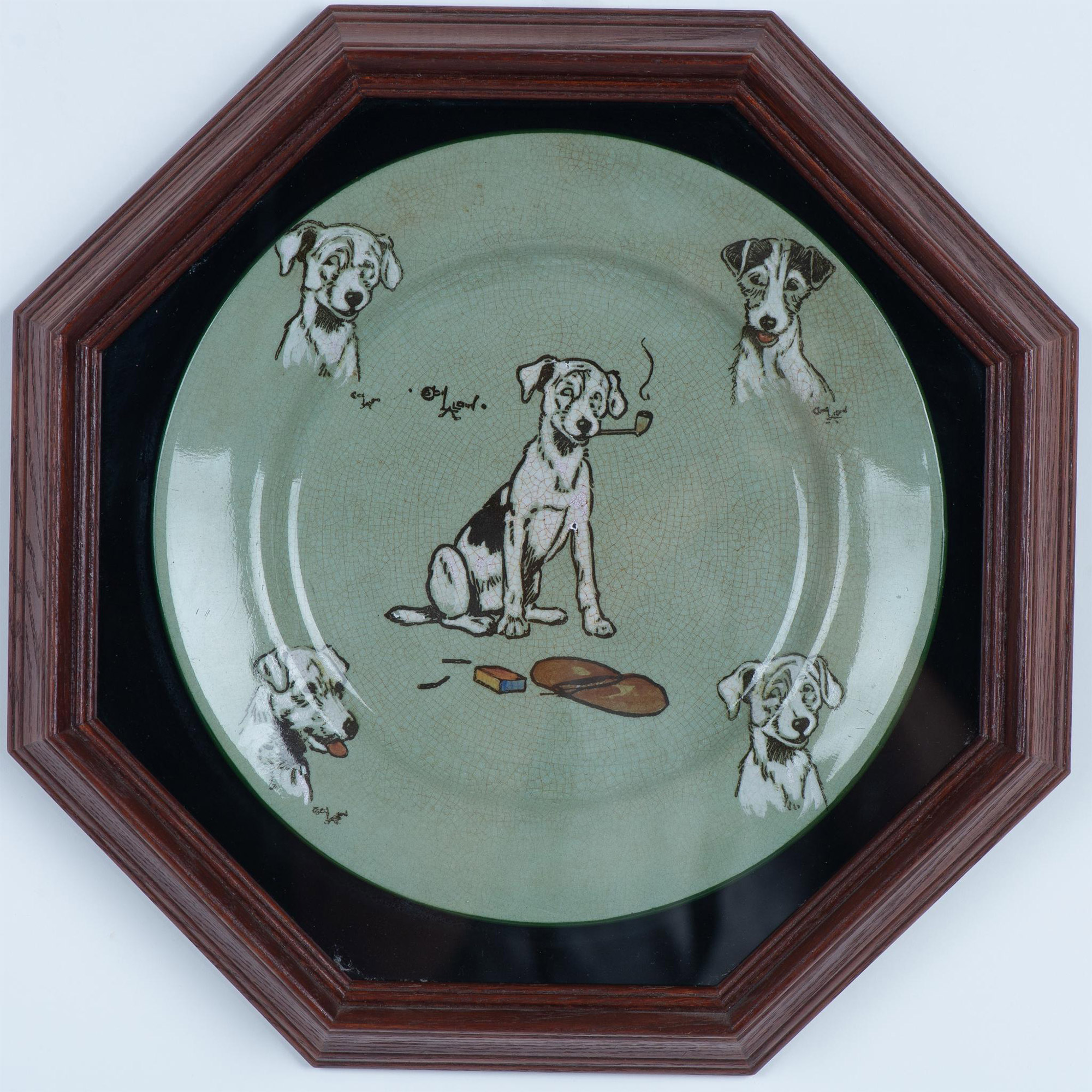 2pc Royal Doulton Cecil Aldin Seriesware - Dog Plaques - Image 2 of 11