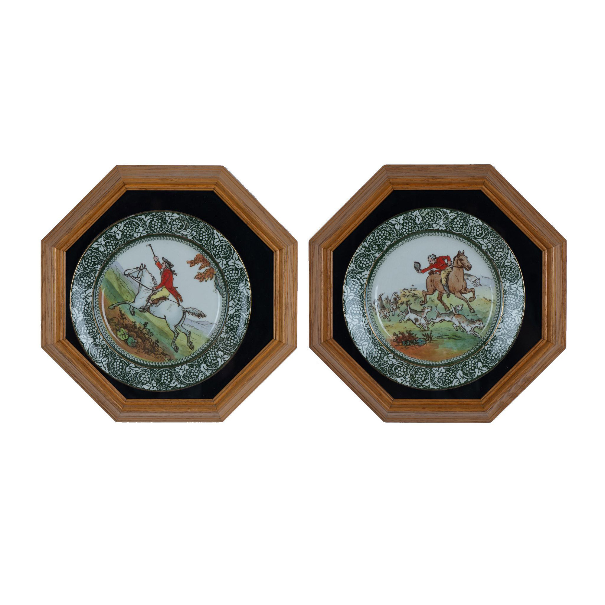 Pair of Royal Doulton Hunting Morland Seriesware Plates