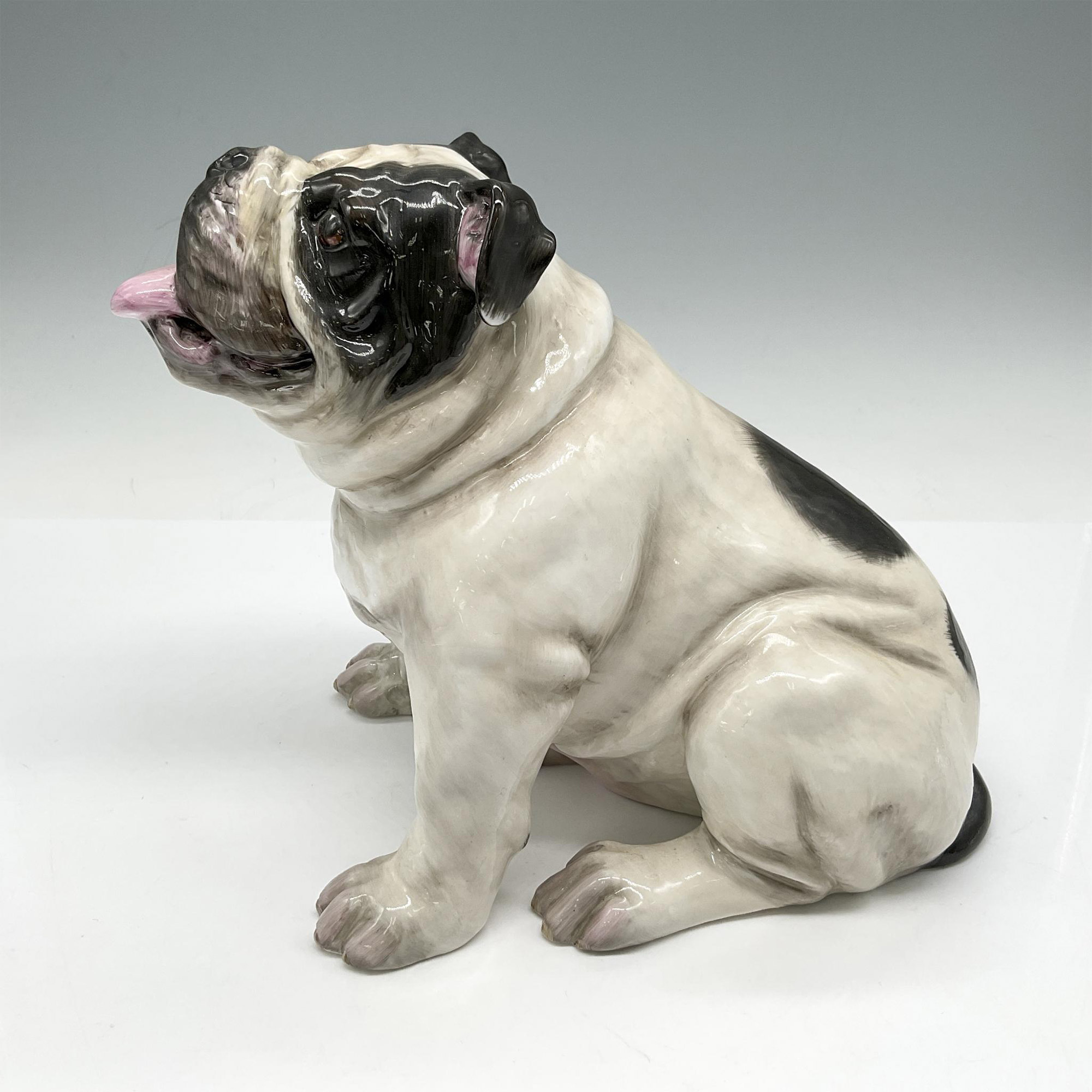 UKI Ceramics Ltd. Bone China Figurine, Bulldog Black & White - Image 2 of 5
