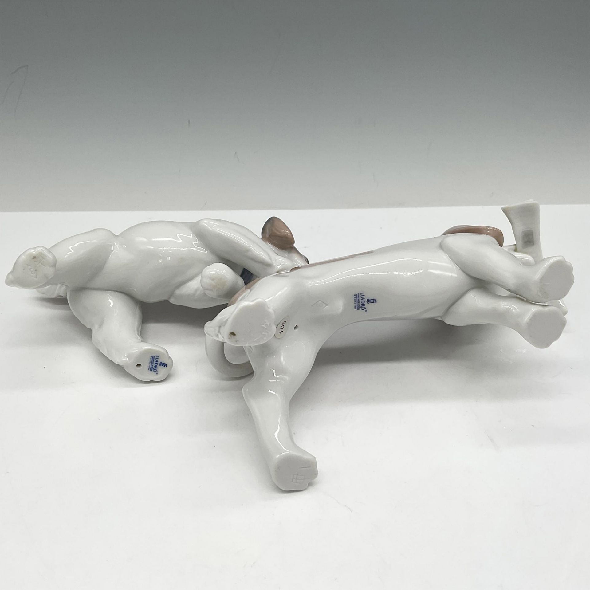 2pc Lladro Figurines, Morning Delivery 6398 + Little Hunter - Bild 3 aus 3