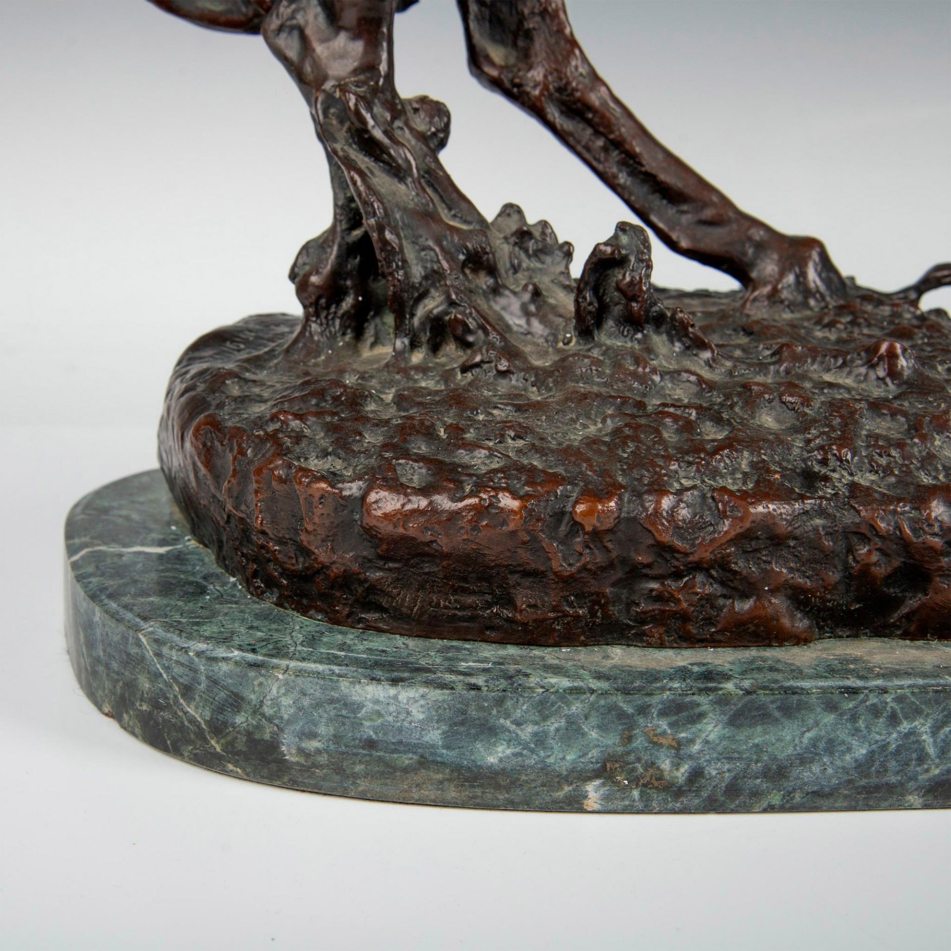 After Frederic Remington Bronze Sculpture, Rattlesnake - Image 7 of 8
